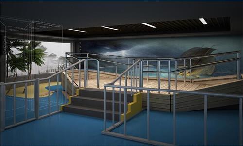 臺風地震科普館三D效果圖 臺風地震科普館三D效果圖