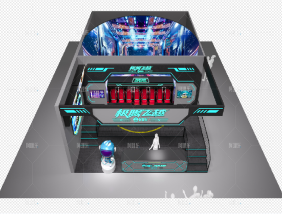 極限飛越飛行影院—旋轉式懸空動感飛行體驗